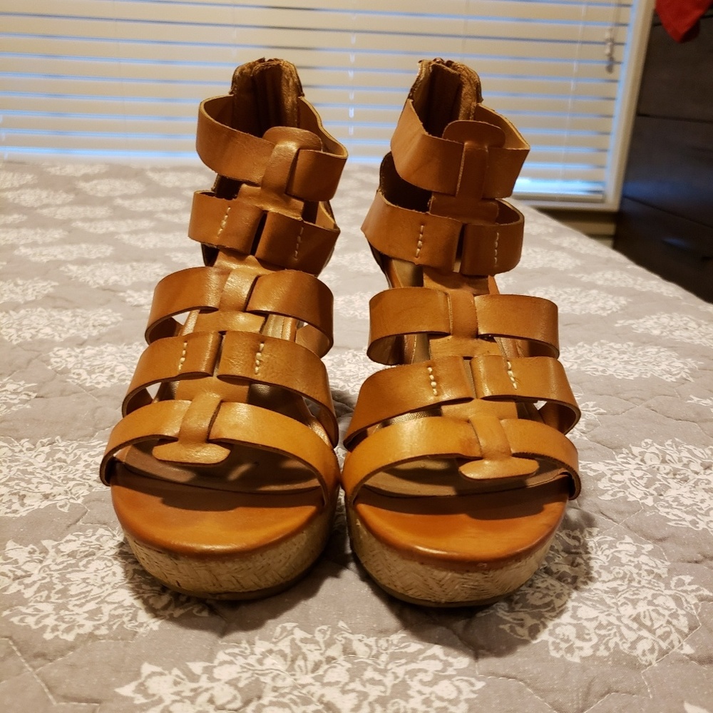 Strappy Wedges